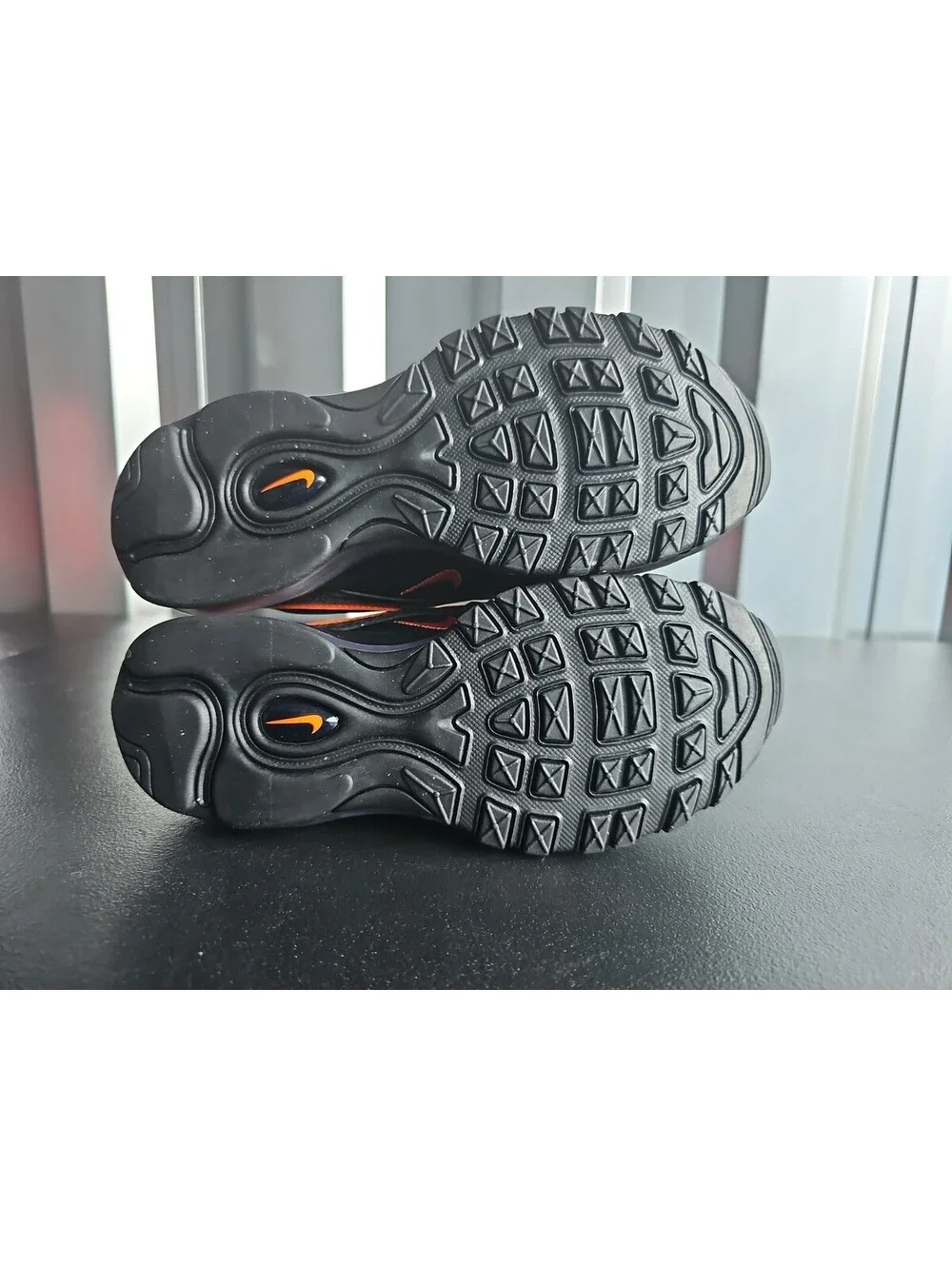 Size 5.5 (GS) - Nike Air Max 97 Low Black Safety Orange